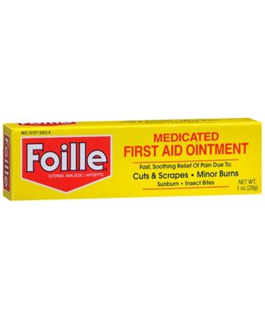 Foille Medicated First-Aid Ointment 1 oz Tube