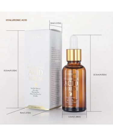 Hyaluronic Acid Serum | Anti-Aging Hydrating Formula for Fine Lines Wrinkles & Dry Skin | Safe for Sensitive Skin - Shop Now - Buy Online on GoSupps.com