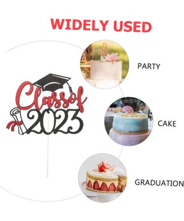 TOPBATHY Cupcake Decorations 6pcs 2023 2023 Graduation Arrangements Graduation Cupcake Topper 2023 Graduation Dessert Class of 2023 Cake Picks Graduation Decorations Class of 2023 - Buy Online on GoSupps.com