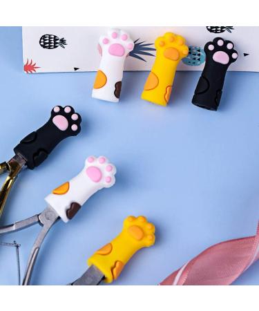 Compasty 3 Pieces Cute Tweezers Cover Protective Sleeve for Nail Cuticles Scissors Cover Manicure Pedicure Tools Dead Skin Tweezers Cap - Buy Online on GoSupps.com