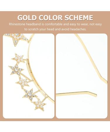 Hair Accessories Crown Headbands Star Headpiece for Women Goddess Headpiece for Women Gold Accessories for Women Goddess Headband Birthday Accessories for Women Alloy Fashion - Buy Online on GoSupps.com