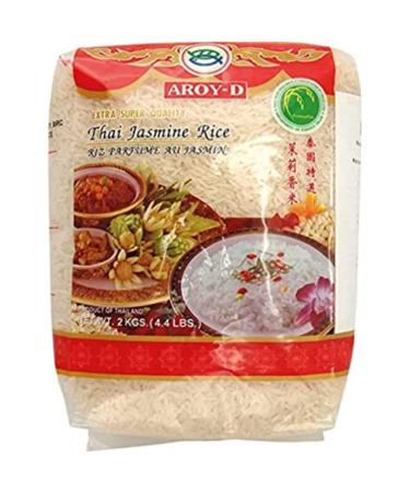 AROY-D Extra Super Quality Scented Jasmine Rice 1 Pack of 2 kg