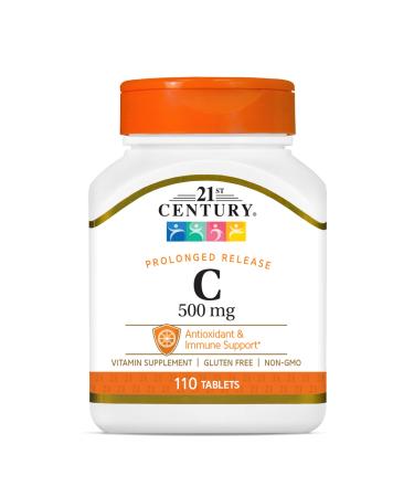 21st Century Vitamin C Prolonged Release 500 mg 110 Tablets - Buy Online on GoSupps.com