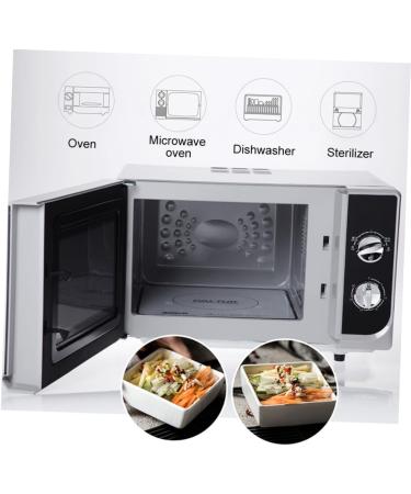 ABOOFAN 2pcs Sauce Dish Dishes Porcelain Saucer Dish Snack Plate Square Seasoning Dish Mini Porcelain Bowls Small Snack Dish Food Seasoning Dish White Ceramics Condiment Platter - Buy Online on GoSupps.com
