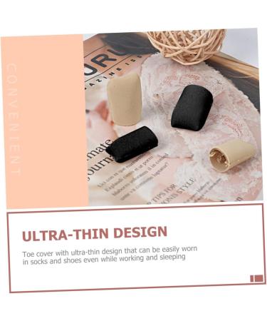 Silicone Gel Toe Protectors - 2 Pairs Soft Sleeve Covers for Runners | Hammertoe Cushion & Foot Care | 4x2.7cm - Buy Online on GoSupps.com