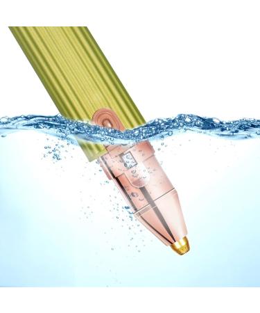 2 in 1 Electric Eyebrow Trimmer for Women - Painless Facial Hair Removal Mini Razor (Green) | Portable Eyebrow Epilator for Perfect Makeup - Buy Online on GoSupps.com