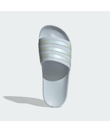 Buy adidas Damen Adilette Aqua Slide Sandal 40 2/3 EU - Magic Beige Weiß | International Shipping Available - Buy Online on GoSupps.com