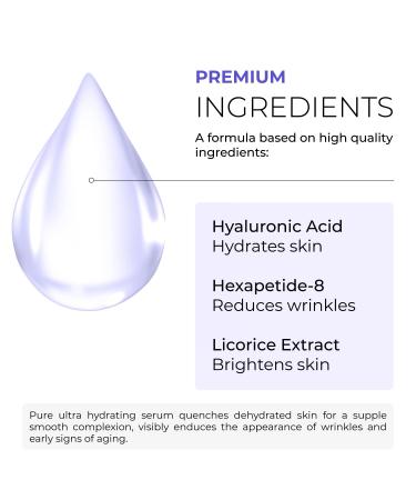 Hydracool Face Lifting Serum - Anti-Aging Peptide Moisturizer | Lightweight Non-Comedogenic & Fragrance-Free | 1 fl oz - Buy Online on GoSupps.com