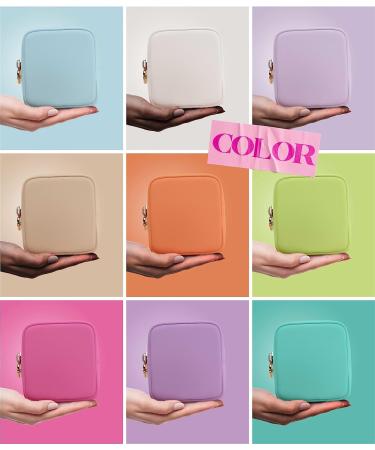 Embla Nylon Makeup Bag Travel Toiletry Organizer - Zipper Pouch Clutch Coin Purse - Buy Online on GoSupps.com