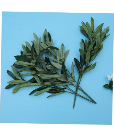 Zerodeko 3pcs Artificial Olive Leaves Stems Office Decoration Simulation Olive Floral Arrangements Olive Branch Home Props Plant Flower Arrangement Supplies Green Leaves Household - Buy Online on GoSupps.com