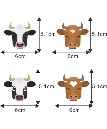 KIWILEPI Dessert Cupcake Toppers Cow Print Farm Birthday Decorations Western Cowboy and Cowgirl Theme 1st Wild West Rodeo Bday Party Supplies Highland Cow Decor Farm Animal Baby Shower Bull Riding Cute Cow 18 18.0 - Buy Online on GoSupps.com