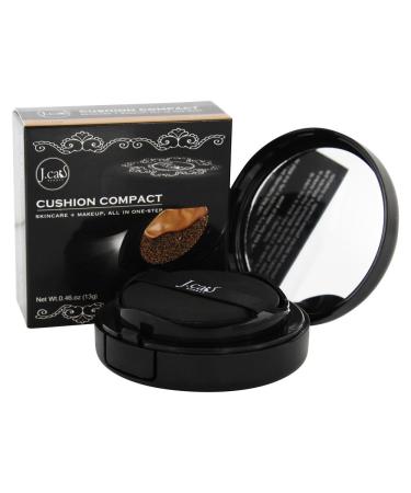 J.CAT BEAUTY Cushion Compact - Golden Medium | Flawless Finish Makeup | International Shipping Available - Buy Online on GoSupps.com
