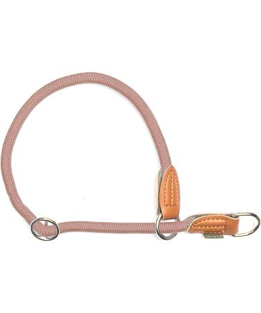 Leisegr n Adjustable Paracord Dog Collar - Nylon Devon Model in Palish Rose Pink | Size XL - Perfect for International Shipping - Buy Online on GoSupps.com
