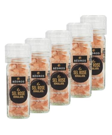 Lot 5x Sel rose d'Himalaya - Moulin 110g 110 g (Lot de 5)