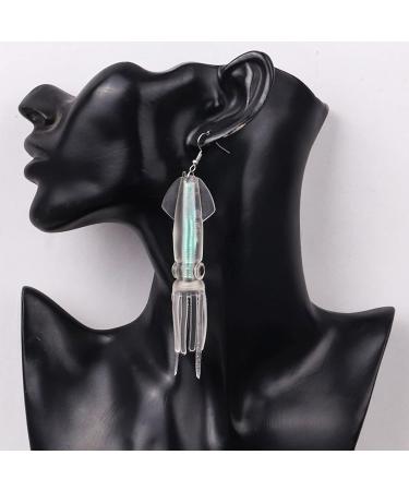 Feylie Inkfish Earrings - Y2K Style Simulation Inkfish-Drop Dangling Earrings for Women & Girls | Perfect Party Gift | Durable ABS Material - Buy Online on GoSupps.com