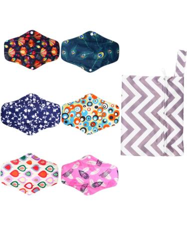 Buy Minkissy 12-Piece Portable Storage Bag for Women's Bandages & Menstrual Pads Eco-Friendly Bamboo & Reusable Design - Buy Online on GoSupps.com