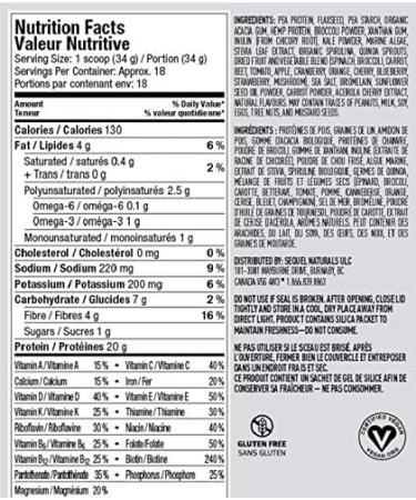 Vega Essentials Nutritional Shake Vanilla (18 Servings 619g) - Plant Based Vegan Protein Non Dairy Gluten Free - Buy Online on GoSupps.com