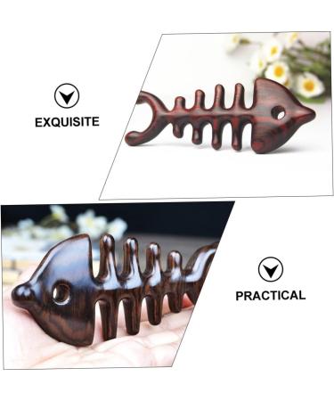 Minkissy Multifunctional Massage Comb - Body & Face Massager Salon Hair Brush Children's Creative Tractors Sandalwood & Rosewood Hairdressing Tools - Buy Online on GoSupps.com