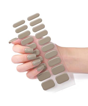 Buy TrueShei Gray-Green UV Gel Nail Foils - 20PC Self-Adhesive Nail Film Stickers | Perfect Gellack Wraps for Stunning Nails - Buy Online on GoSupps.com