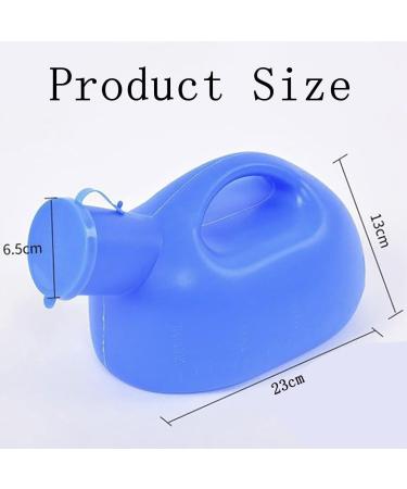 ICEMOB 2000 Ml Pee Bottle for Men Outdoor Measuring Male Urine Bottles Non Spill Urinals for Men for Emergency and Travel Ergonomic Handle Design Easy to Clean - Buy Online on GoSupps.com