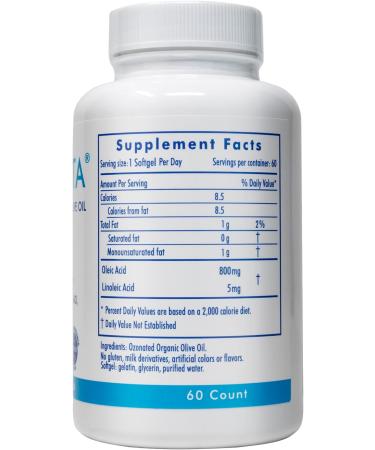 | Ozonated Organic Olive Oil Softgels | 1000 mg | Count Two Month Supply - Buy Online on GoSupps.com