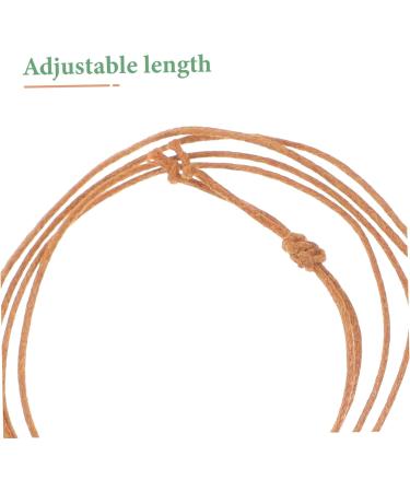 FOMIYES 5pcs Fluorite Pendant Exquisite Crystal Pendant Crystal Choker Delicate Hanging Stone Braided Rope - Buy Online on GoSupps.com