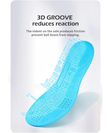 OUPOWER Soccer Cleats Insoles - Poron Foam Inserts for Anti-Slip Support (US8.5-9) - Buy Online on GoSupps.com