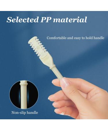 2-in-1 Manual Nose Hair Trimmer & Ear Picker - Portable 360 Rotating Nasal Hair Cutter (Blue) | International Shipping Available - Buy Online on GoSupps.com