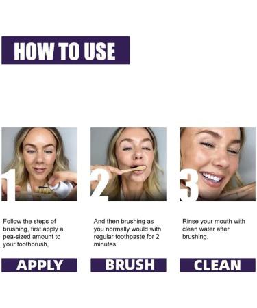 Ultra Bright Purple Toothpaste - Teeth Whitening & Stain Removal | Tooth Colour Corrector for a Brighter Smile (1PC) - Buy Online on GoSupps.com