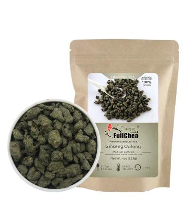 FullChea - Ginseng Oolong Tea - Oolong Tea Loose Leaf - Imperial Ginseng Tea - Natural Lan Gui Ren - Ren Shen with Unique Aroma and Taste 4oz / 113g 4 Ounce (Pack of 1)