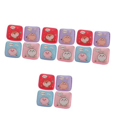 Healeved travel pocket organizer 16 STK Aunt's towel-storage bag bags for women's bandage wallet wallpaper storage pocket travel girl linen bag sailing towel as shown