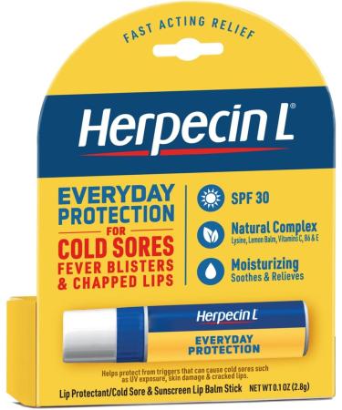 Mederma Discreet Cold Sore 30 Patches and Herpecin L Lip Balm Stick SPF30 for Cold Sores and Chapped Lips - Buy Online on GoSupps.com