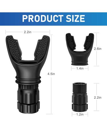 Portable Respiratory Trainer - Improve Breathing Capacity | Adjustable Resistance Exercise Device | Easy to Clean International Shipping - Buy Online on GoSupps.com