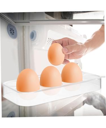 RORPOIR 2pcs Fridge Eggs Egg Holder Refrigerator Kitchen Egg Holder Egg Racks Egg Tray Storage Box No Cover - Buy Online on GoSupps.com
