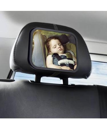 Baby Car Seat Mirror - Rear View Baby Mirror for Safe Drive | Newborn Essentials - Buy Online on GoSupps.com