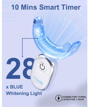 MySmile Teeth Whitening Kit - 14 Non-Sensitive Strips for Fast, Natural Whitening - Buy Online on GoSupps.com