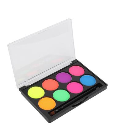 Face Body Paint Set 8 Colors Face Body Paint Palette Washable Water Soluble Makeup Pigment for Holiday Festival