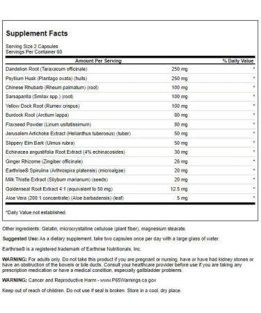Swanson Detoxilean 120 Capsules - Natural Detox Support for Cleansing and Weight Management - Buy Online on GoSupps.com