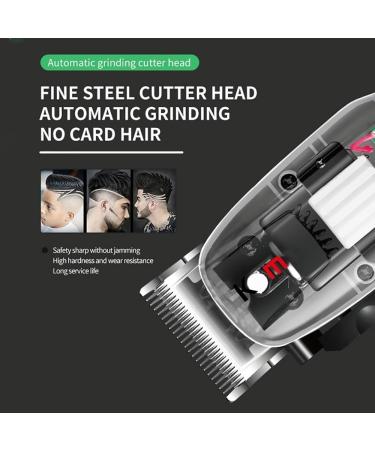Pro Hair Clipper Cordless Hair Trimmer for Men Professional Electric Powerful Hair Clipper Rechargeable Beard Hair Cutting Tool - Buy Online on GoSupps.com