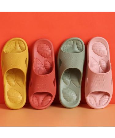 Unisex Bright Colored Open-Toe Sandals - Professional Non-Slip Shower Slippers Comfortable for Bathroom Use - Buy Online on GoSupps.com