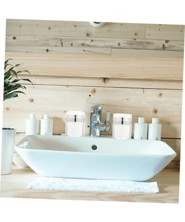 Beavorty Cream bottle empty cream containers lip scrub containers with lids body butter jars 4oz glass jars with lids 4oz containers with lids makeup jar with pump Acrylic travel makeup box - Buy Online on GoSupps.com