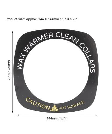 Buy Wax Warmer Collar & Paper Wax Warmer Ring - Protection for Home & Professional Use - Compatible with Standard Size Wax Warmers - Buy Online on GoSupps.com
