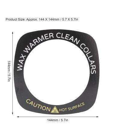 10 Pack Wax Warmer Protection Rings | Square Wax Warmer Collars | Compatible with Standard Size Wax Warmers - International Shipping Available - Buy Online on GoSupps.com