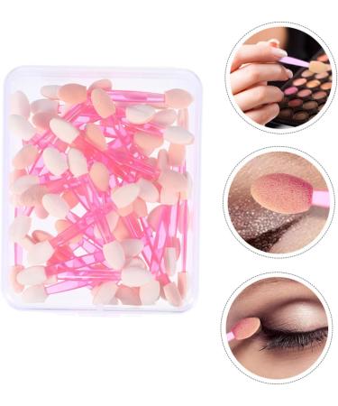 Beavorty 50pcs Double Ended Eyeshadow Brush Latex Outfit Premium Makeup Woman Makeup Tools Fan Sponge - Buy Online on GoSupps.com