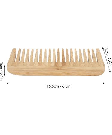 Wide Tooth Combm Large Hair Detangling Comb Flexible Structure Safety Eco Friendly Portable Wet Hair Comb Wooden Comb for Home Travel - Buy Online on GoSupps.com