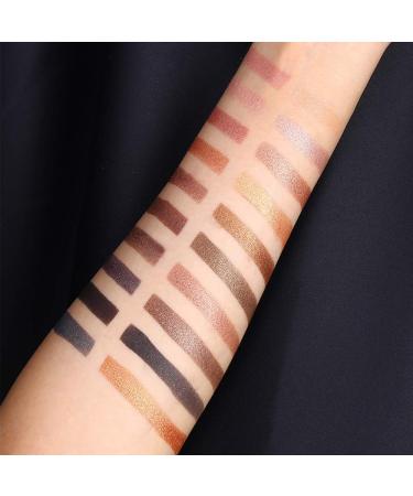 UCANBE Luxury Neutral Eyeshadow Palette - Shimmer, Matte, Metallic, Glitter Shades for Subtle and Smokey Eye Looks - High Pigmented Nudes - Creamy and Long-Lasting - Buy Online on GoSupps.com