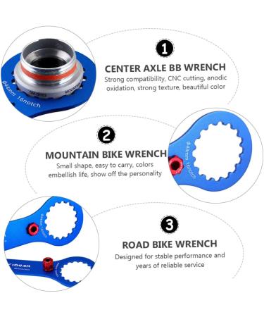ToddMomy 4-Piece Bicycle Tire Removal Tool Set | Fork Caps & Crank Key | Durable & Compact | Perfect for International Shipping - Buy Online on GoSupps.com