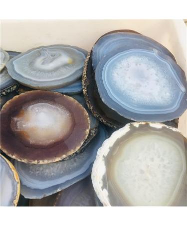 Gems for Decoration 500-600g Natural Rough Agateslice Raw 1pc Aura Crystal - Buy Online on GoSupps.com