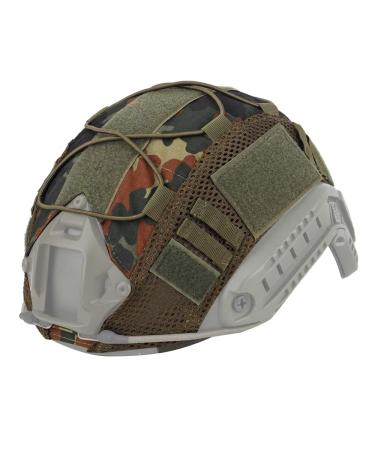 WarmHeartting Tactical Helmet Cover Camouflage Fast Helmet Cover Helmet Cover Airsoft Helmet Accessories FL