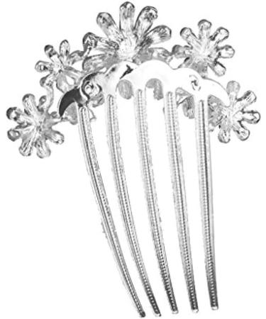 Angoily Hair Accessories Tiara Bridal Hair Comb Purple Women Hair Clip Women Hair Comb Flower Hair Comb Wedding Luxurious - Buy Online on GoSupps.com